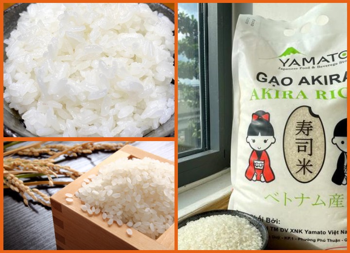 Gạo Nhật Akira Rice - Dẻo Mềm, Vị Ngọt Tự Nhiên - Nấu Cơm Ăn Và Cuộn Sushi