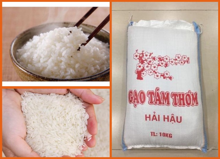 Gạo Tám Thơm Hải Hậu đặc sản Nam Định - gạo thơm, ngọt, và dẻo